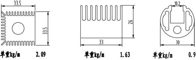 醫(yī)療散熱器鋁型材